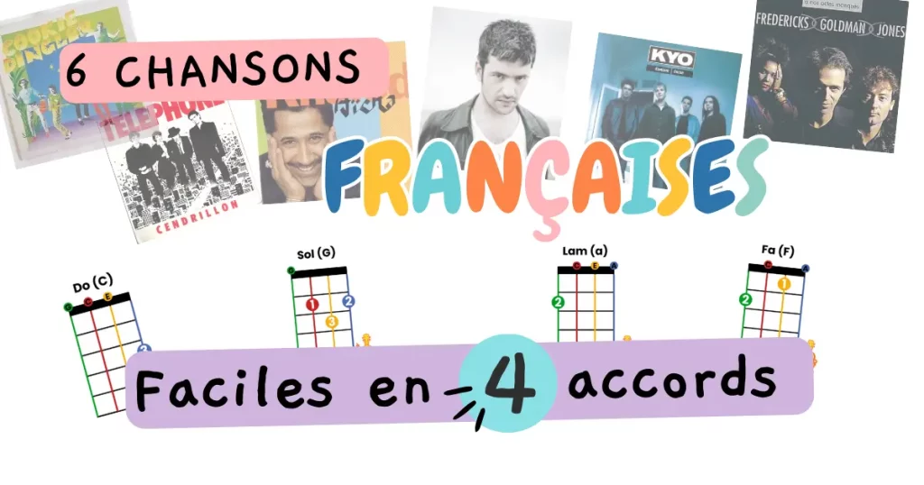 Chanson facile au ukulélé en français : 6 idées pour commencer
