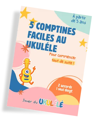 5 comptines faciles au ukulélé avec un accord