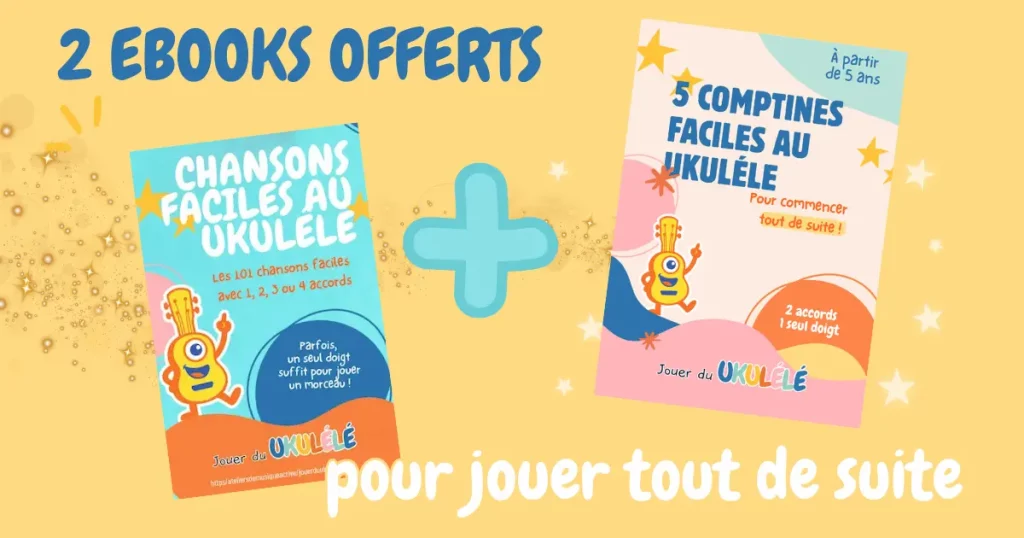téléchargez les ebooks offerts pour jouer des chansons au ukulélé