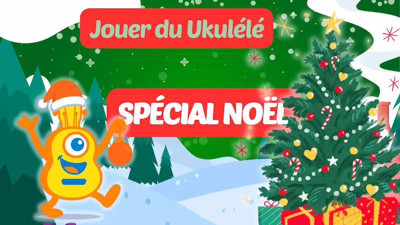 Chansons de noël au ukulélé. Vignette Toutes les comptines