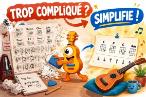 Simplifier une chanson au ukulélé avec youkou